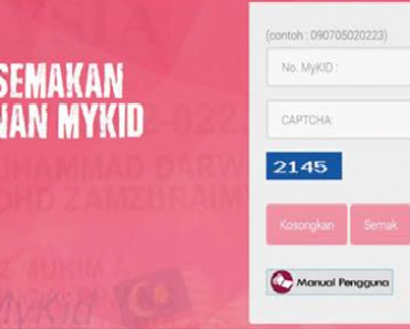 SemakanStatusPermohonanMyKadOnline SemakanStatusPermohonanMyKadOnline