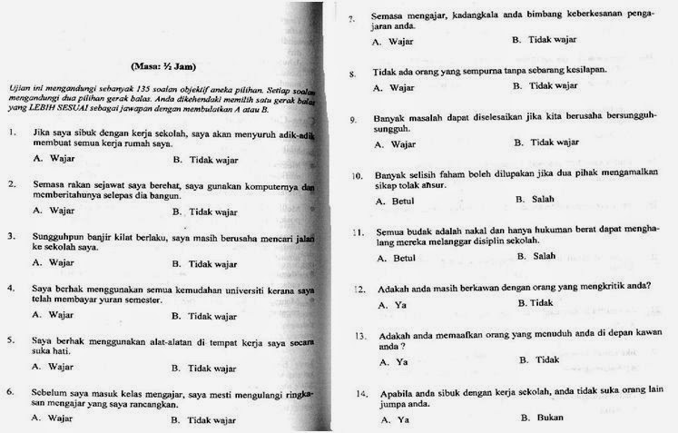 Panduan Dan Contoh Soalan Ujian MEdSI Terkini