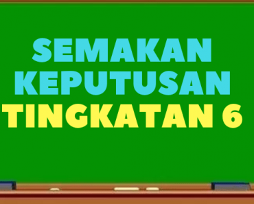 Semakan Keputusan MUET Sesi Julai 2018 Online Dan SMS (Sesi 2)