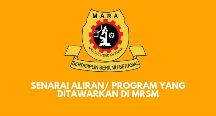 Senarai Aliran/ Program Yang Ditawarkan Di MRSM