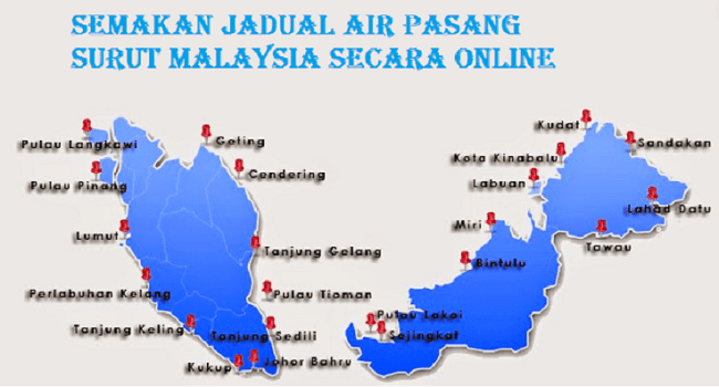 Semakan Jadual Air Pasang Surut Malaysia Online Jupem