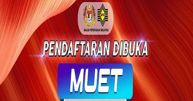 Pendaftaran muet sesi 2 2022