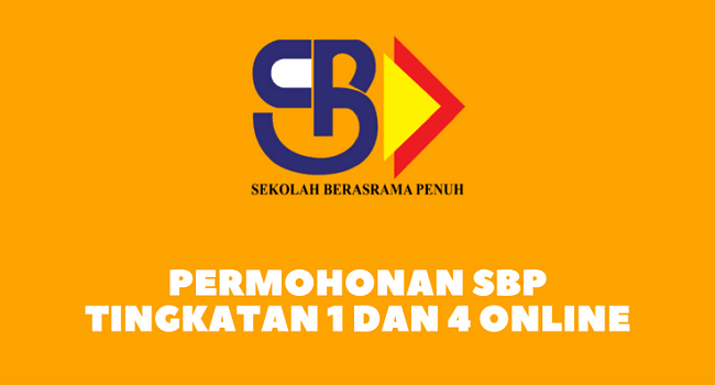 Permohonan SBP 2022 Tingkatan 1 Dan 4 Online