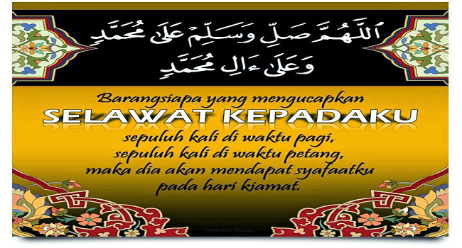 Bacaan Selawat Selawat Nabi Yang Ringkas Jawi