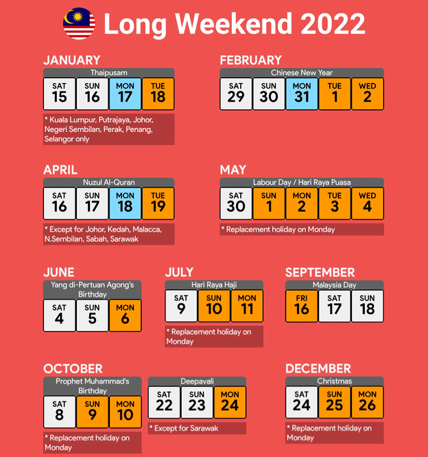 Raya 2022 cuti cina Raya Cina